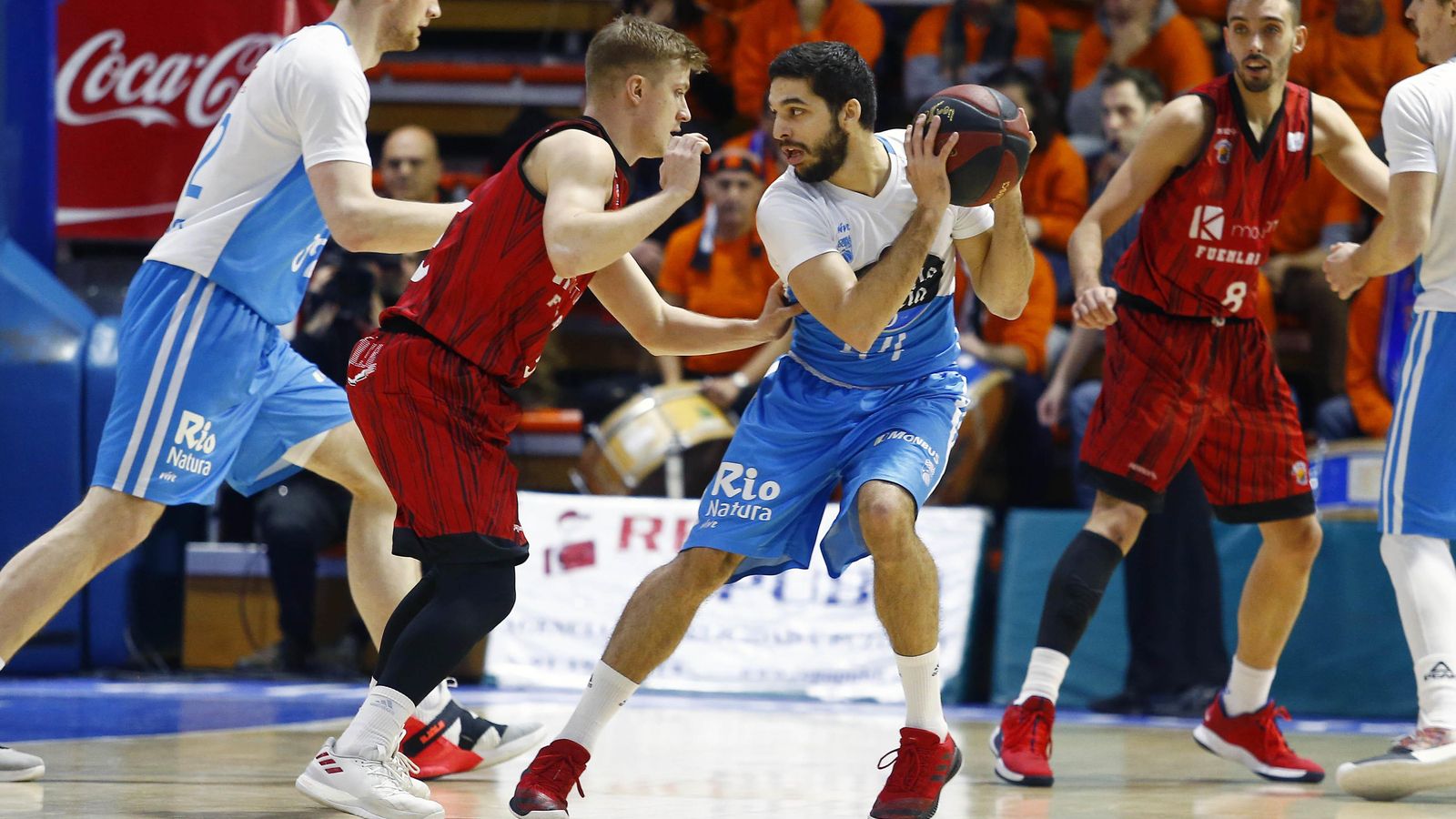 Pepe Pozas, en el partido contra el Montakit Fuenlabrada.