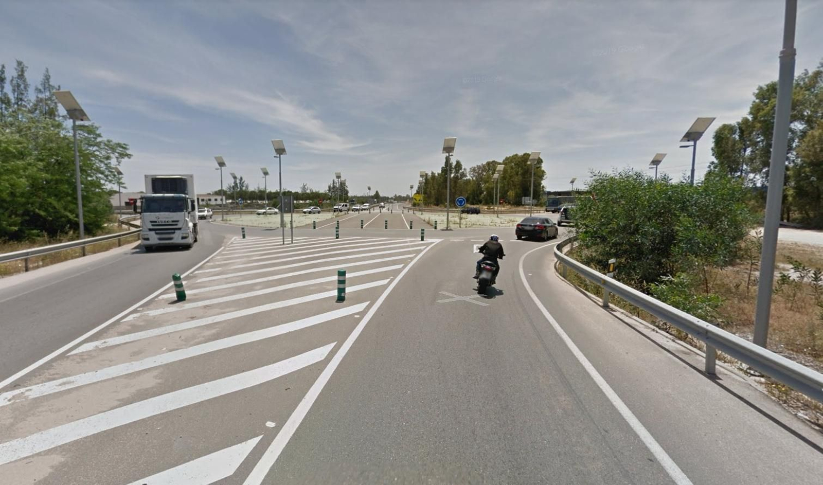 Zona aproximada de la A-483 en la que se produjo el siniestro. Zona aproximada de la A-483 en la que se produjo el siniestro.