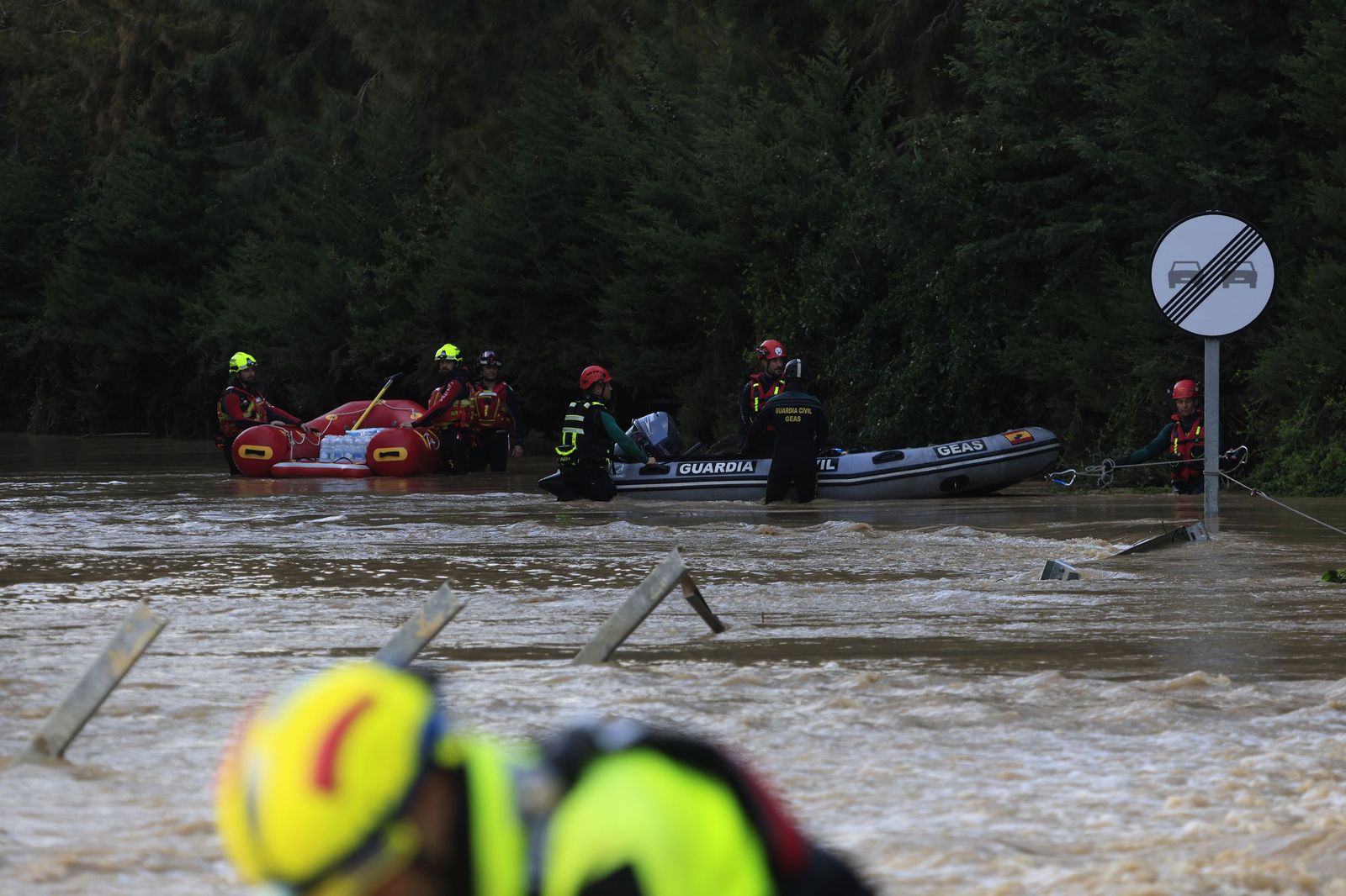 Fotos de las inundaciones y efectos de la borrasca Leonardo en Jimena y Tesorillo