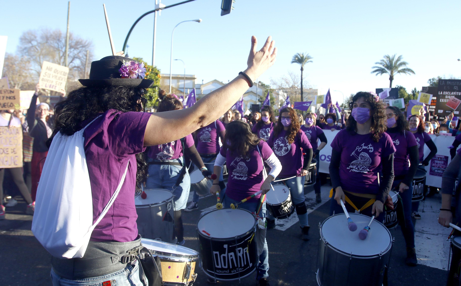La manifestación del 8M en Córdoba, en fotografías