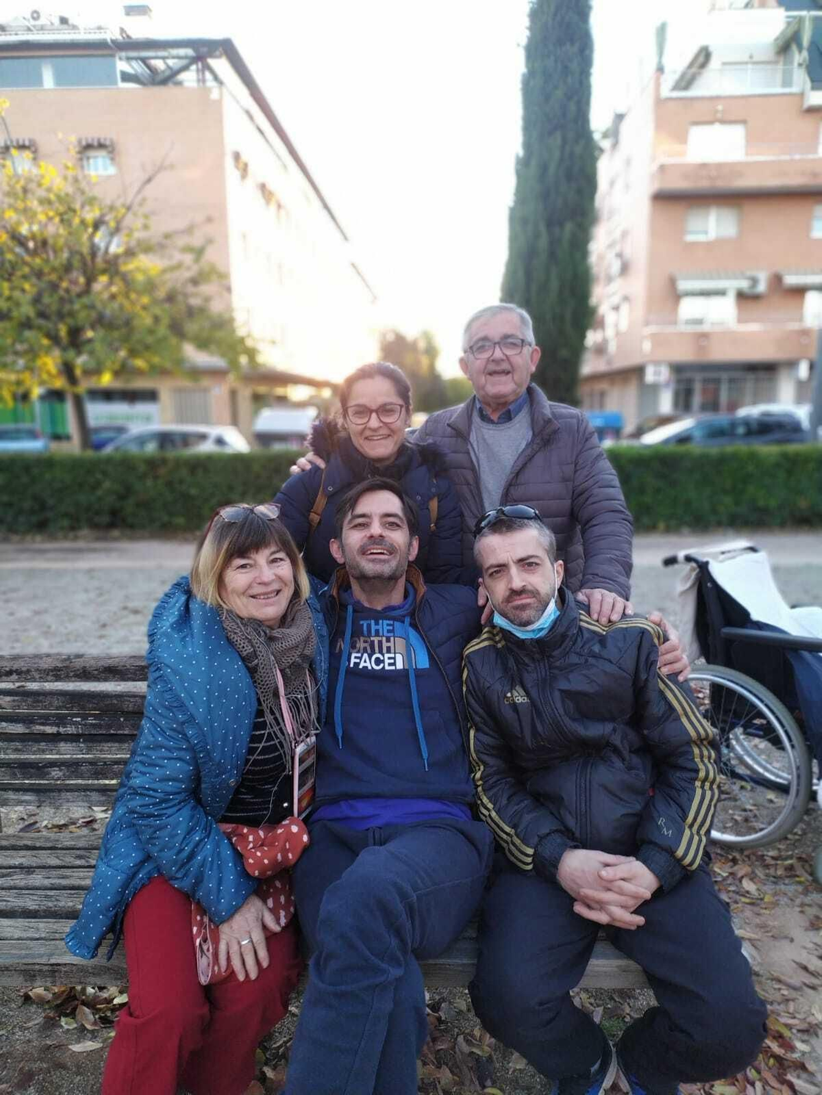 Familia Lamelas. Abajo en el centro Vicente.