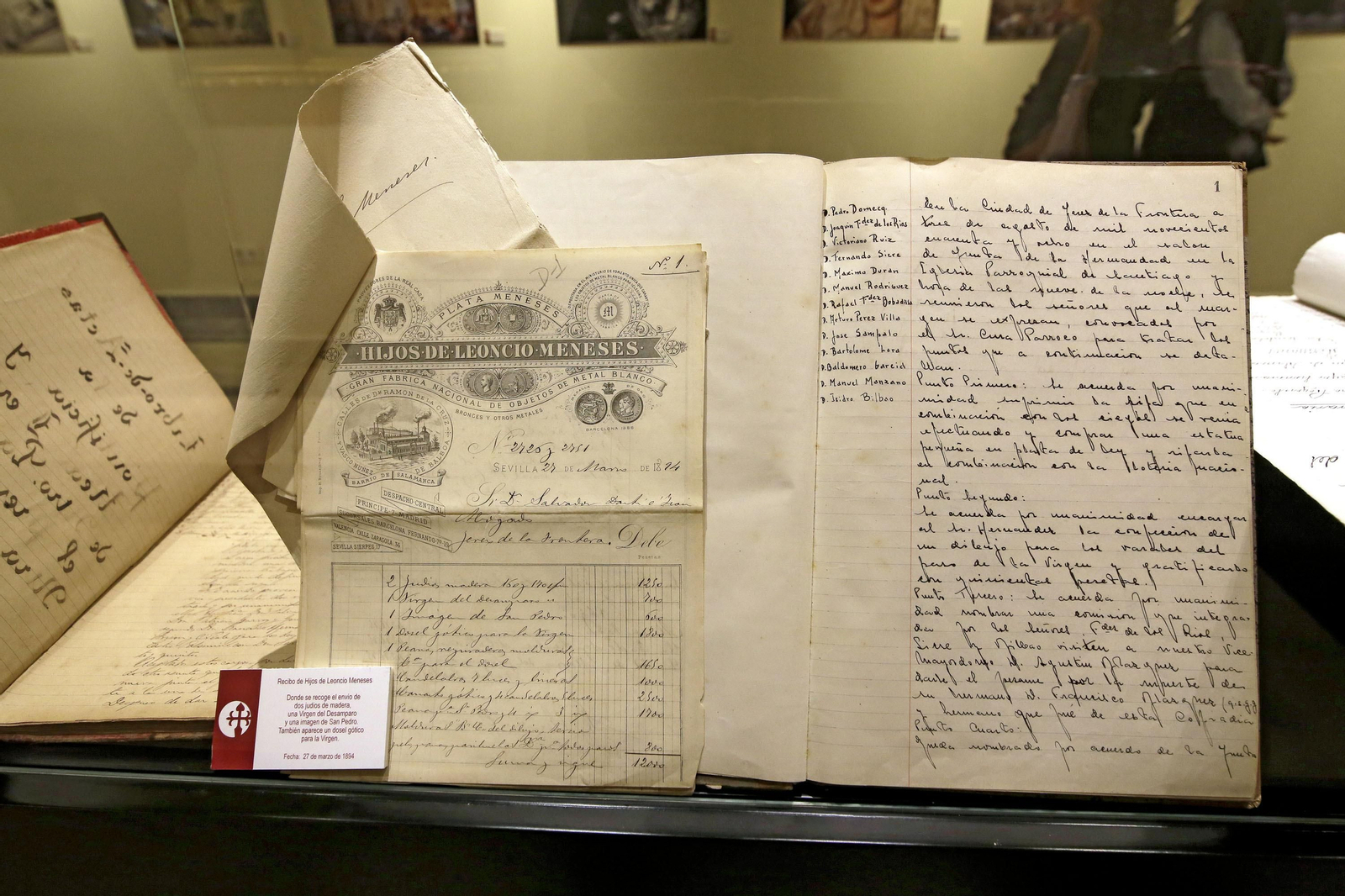 Inauguración de la exposición del Prendimiento en la sala De Profundis en los Claustros de Santo Domingo