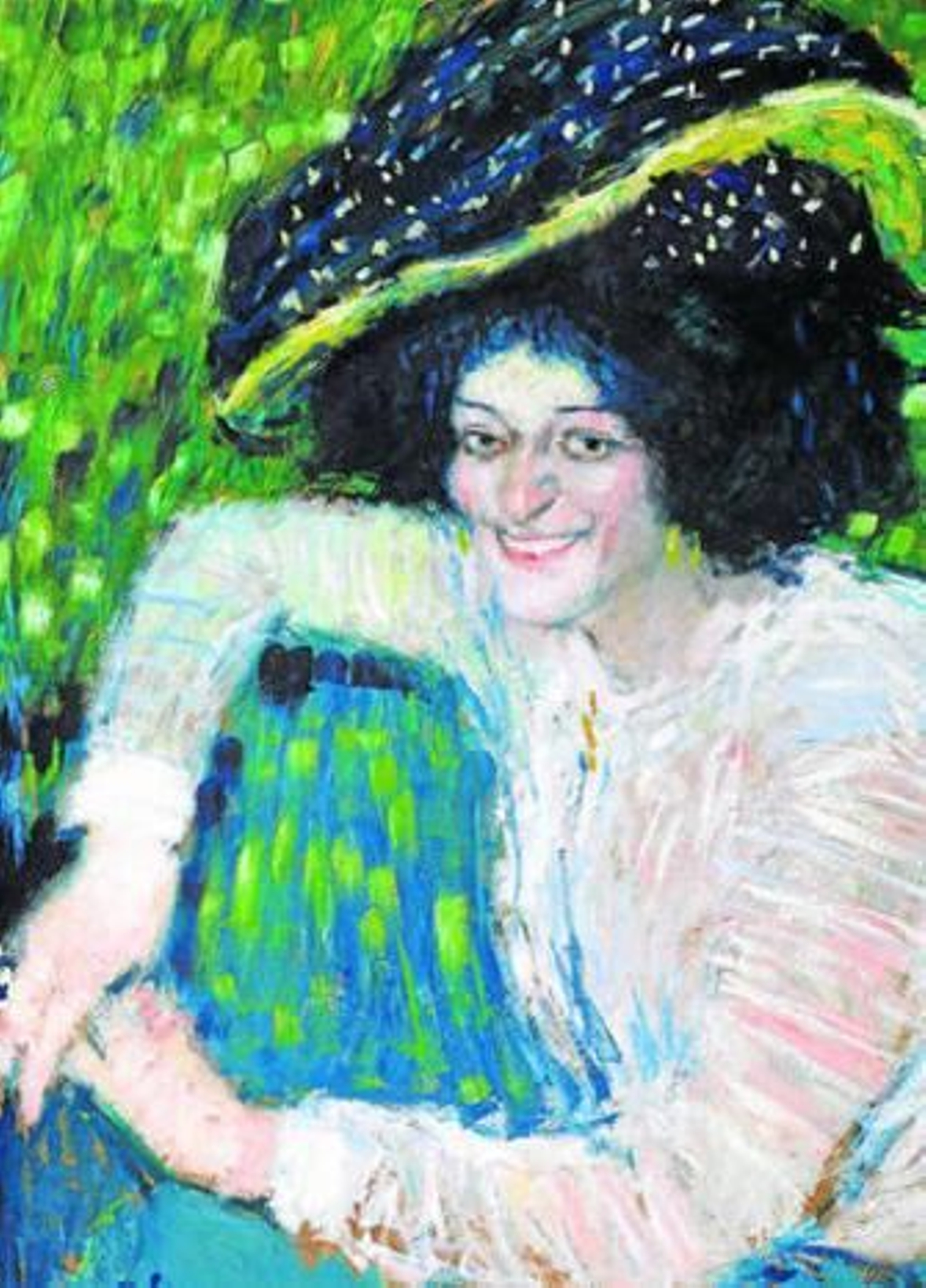 'Buste de femme sonriente' de Picasso.