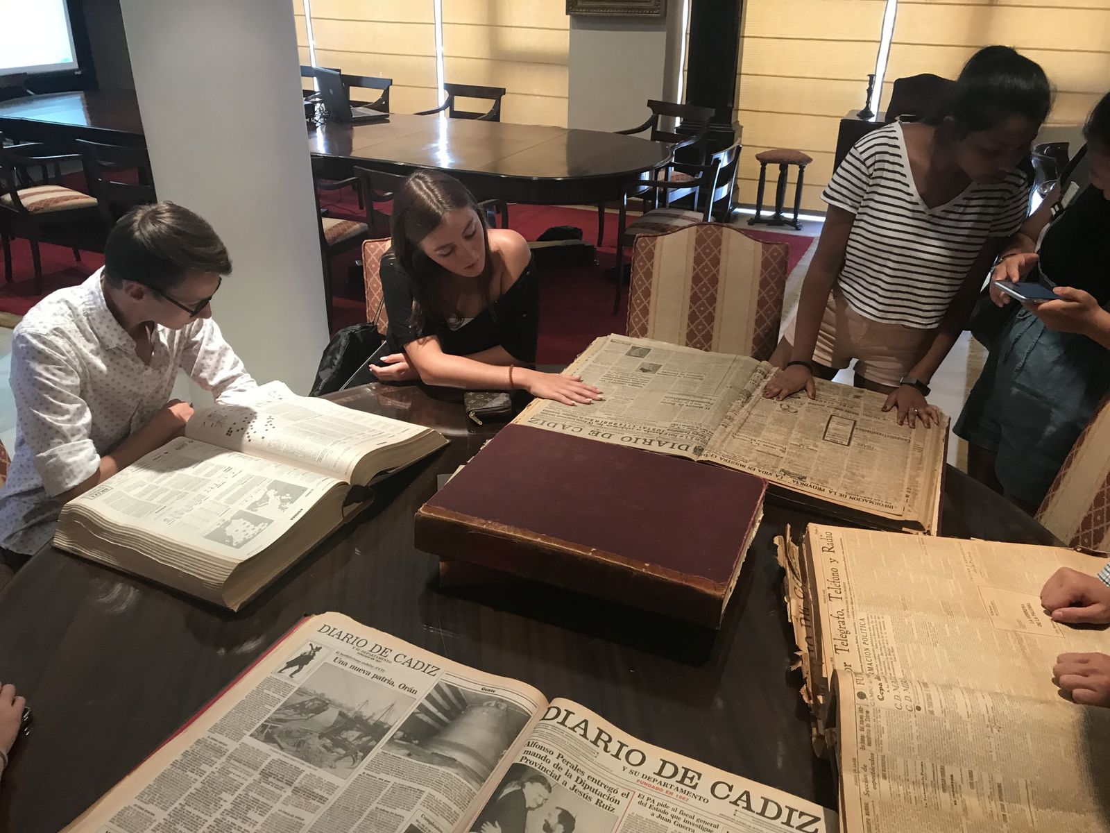 Visita de Erasmus Mundolengua. 31-07-2019