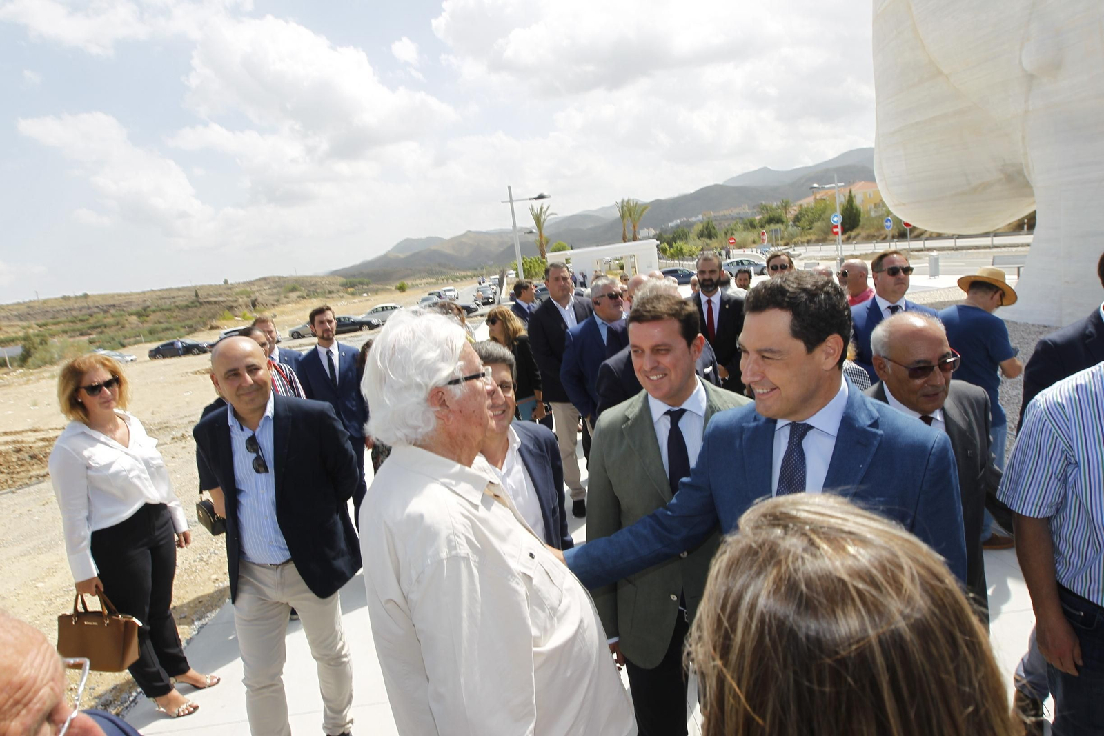 Inauguración escultura 'La Mujer del Almanzora'. Olula del Río