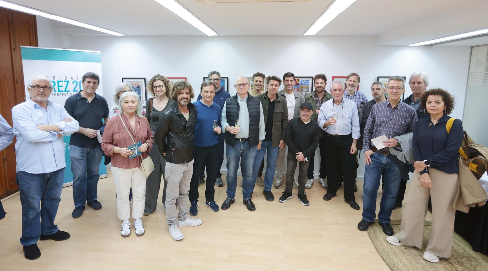 Inauguración de la muestra de Mario Naranjo en ArteaDiario en Jerez