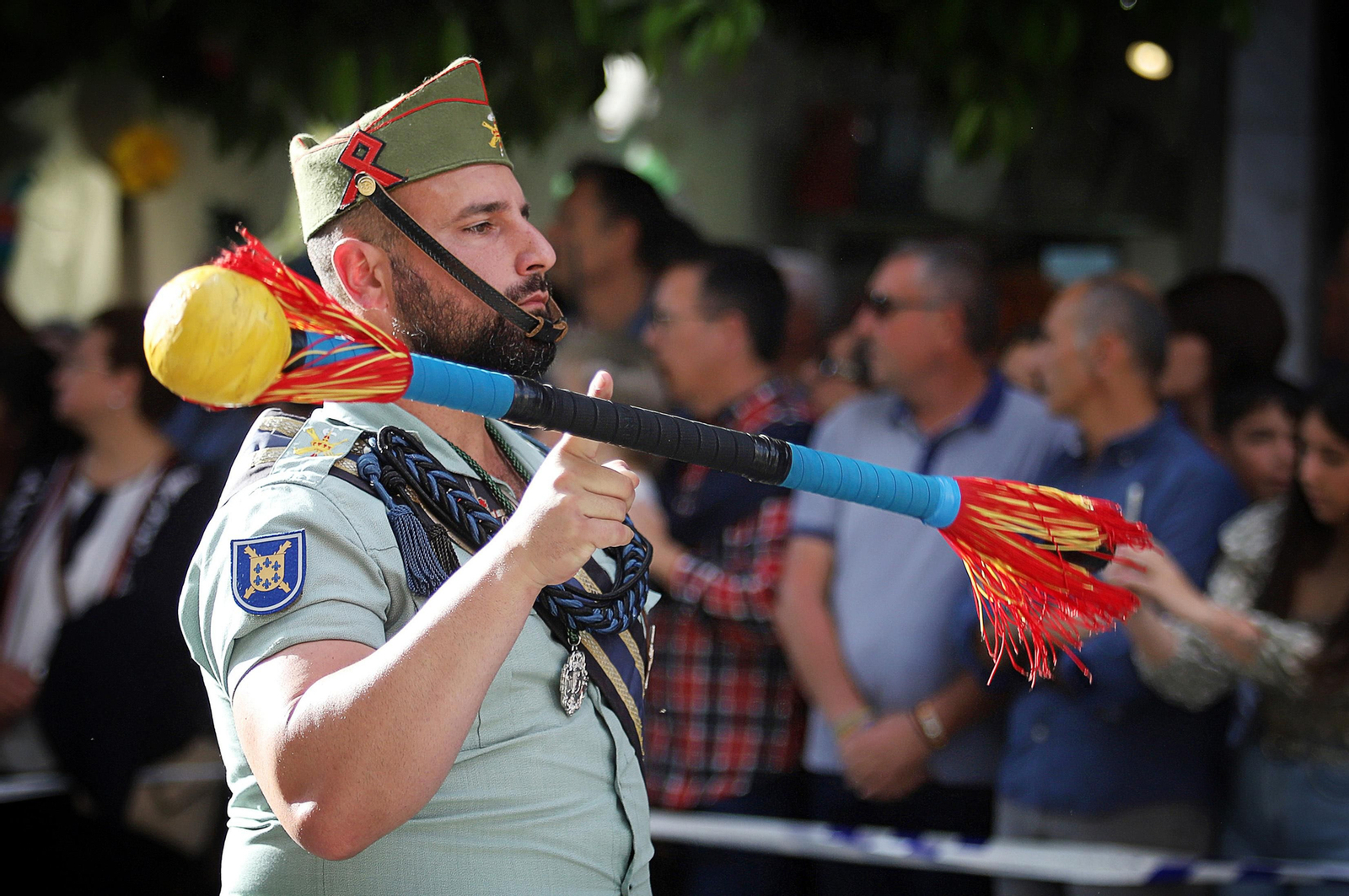 Sábado de Pasión: Imágenes de La Legión con el Cristo de la Vera+Cruz