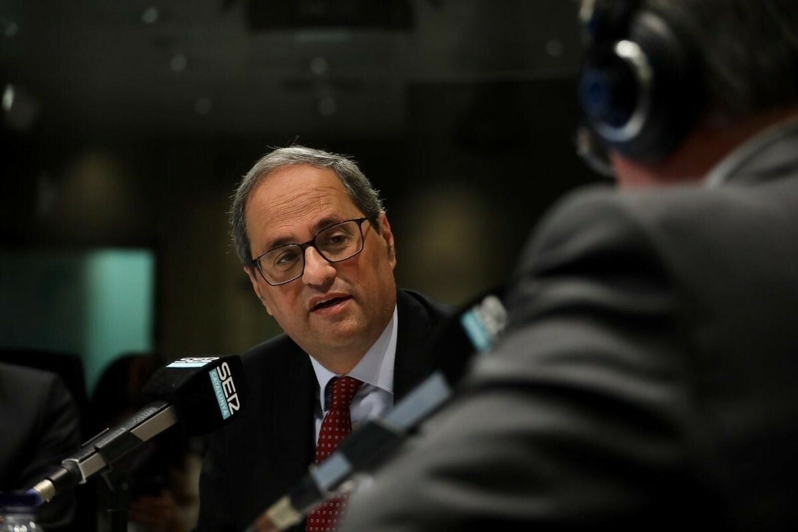 Quim Torra, en una entrevista en la Ser Cataluña