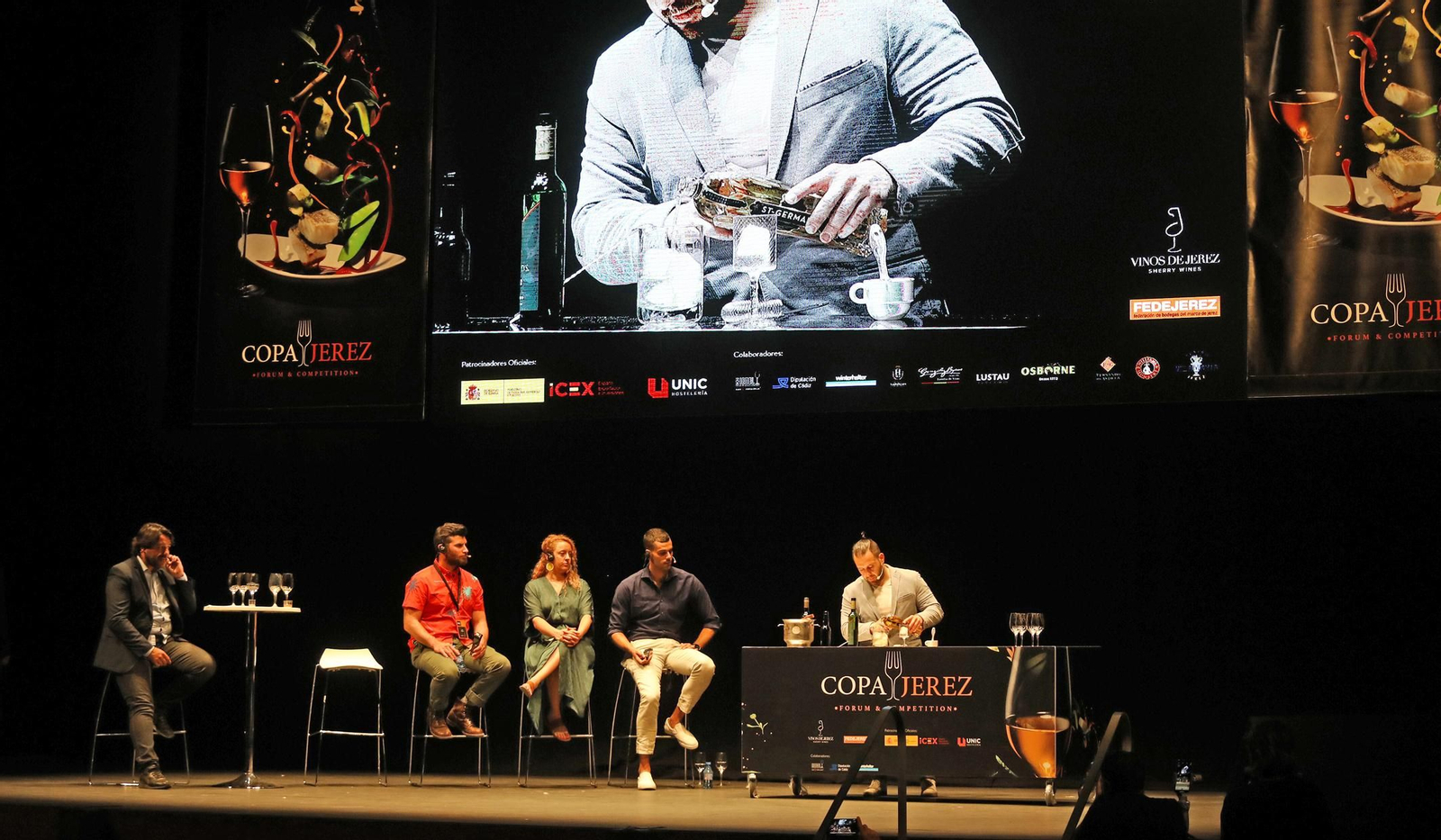 Gran foro gastronómico del jerez en el Villamarta