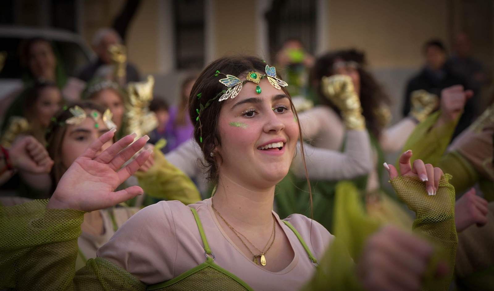 Imágenes del pasacalles Cascanueces en Jerez