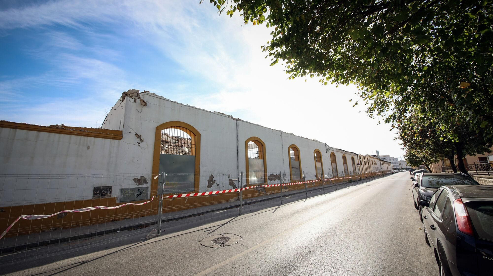 Las antiguas bodegas de Ruiz-Mateos en calle Pizarro, última sede del 'Banquito de Jerez', ya demolidas. Las antiguas bodegas de Ruiz-Mateos en calle Pizarro, última sede del 'Banquito de Jerez', ya demolidas.