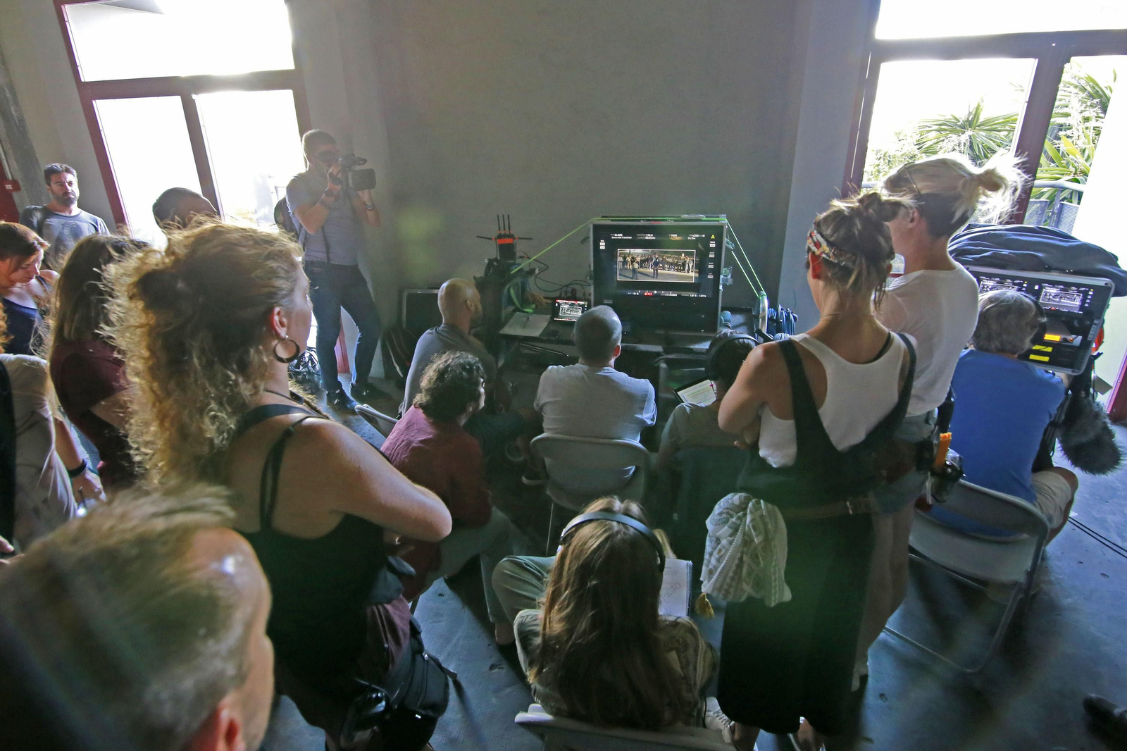 Imágenes del rodaje de la película 'El verano que vivímos' en González Byass