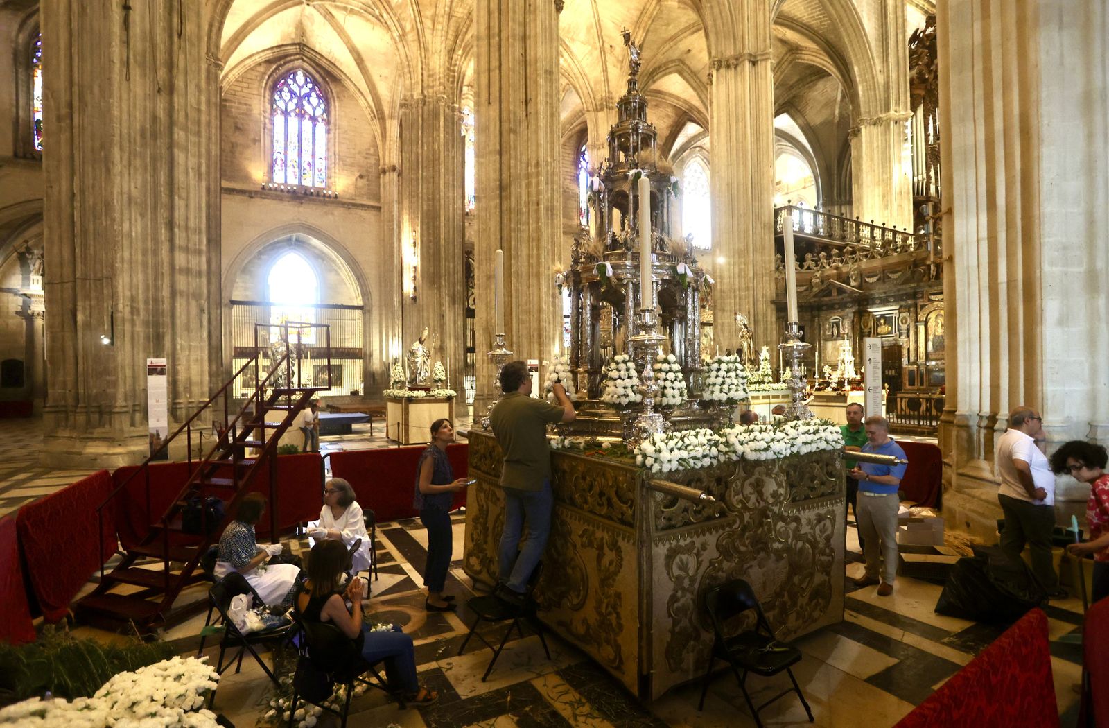 Preparativos del Corpus