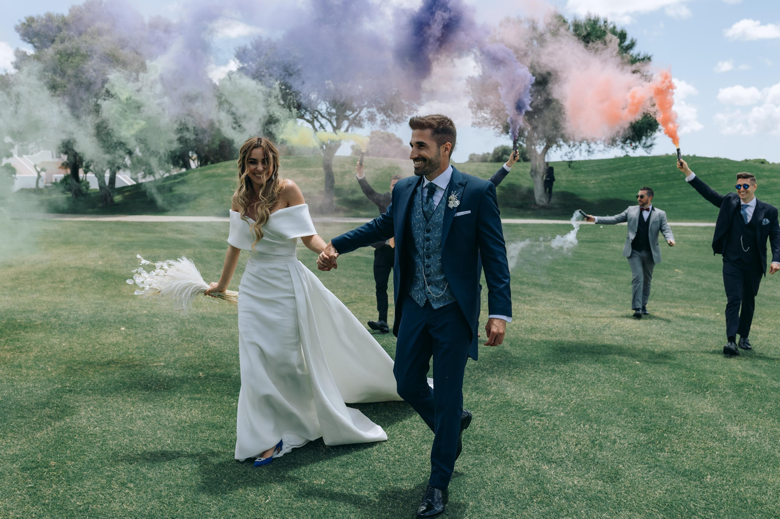 Una de las muchas parejas que optaron por el Fair Play para celebrar su enlace matrimonial.