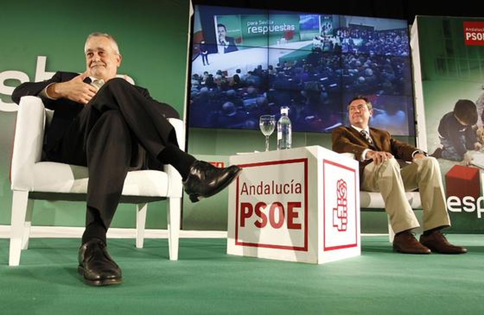 Acto de presentación del candidato socialista.

Foto: Antonio Pizarro / EFE
