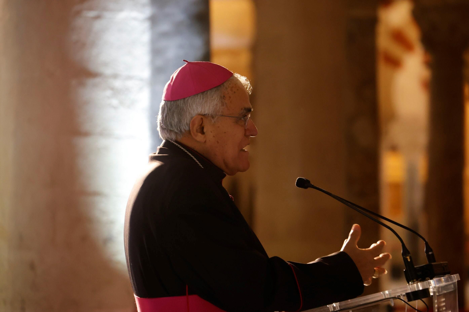 Las fotografías del inicio de las obras de restauración de la Maqsura de la Mezquita-Catedral de Córdoba