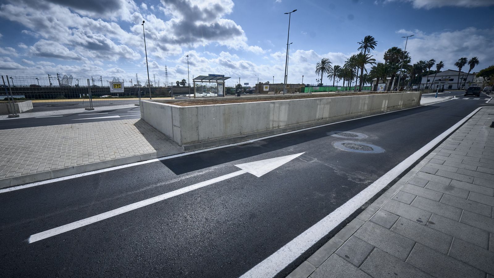 Una imagen de  Pozos Dulces, obras motivo del litigio.