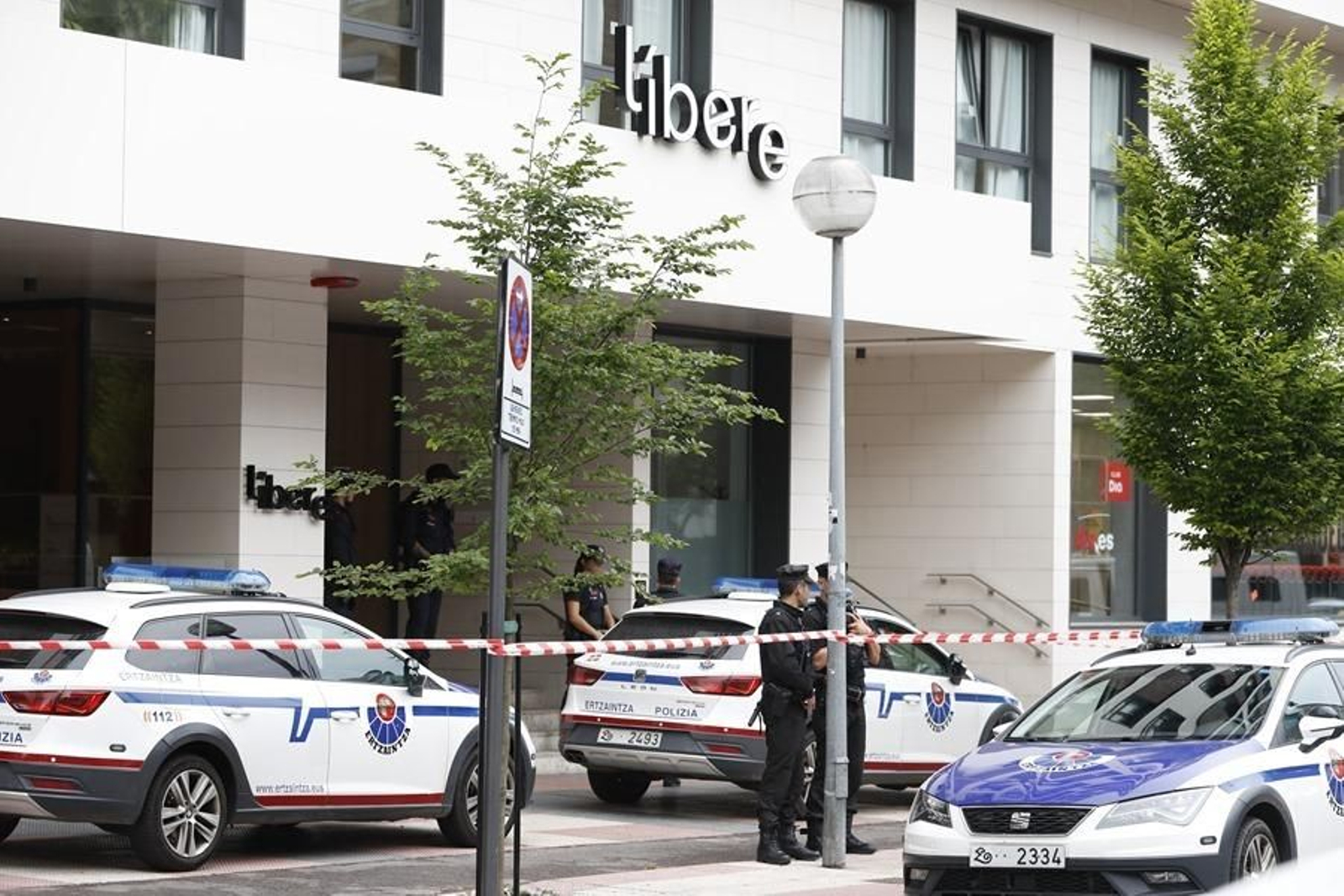 Imagen del aparta hotel en el que fue encontrada la víctima