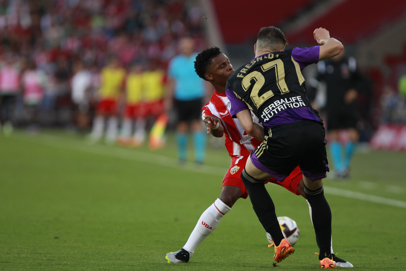 Imágenes del partido U.D. Almería-Real Valladolid C.F.