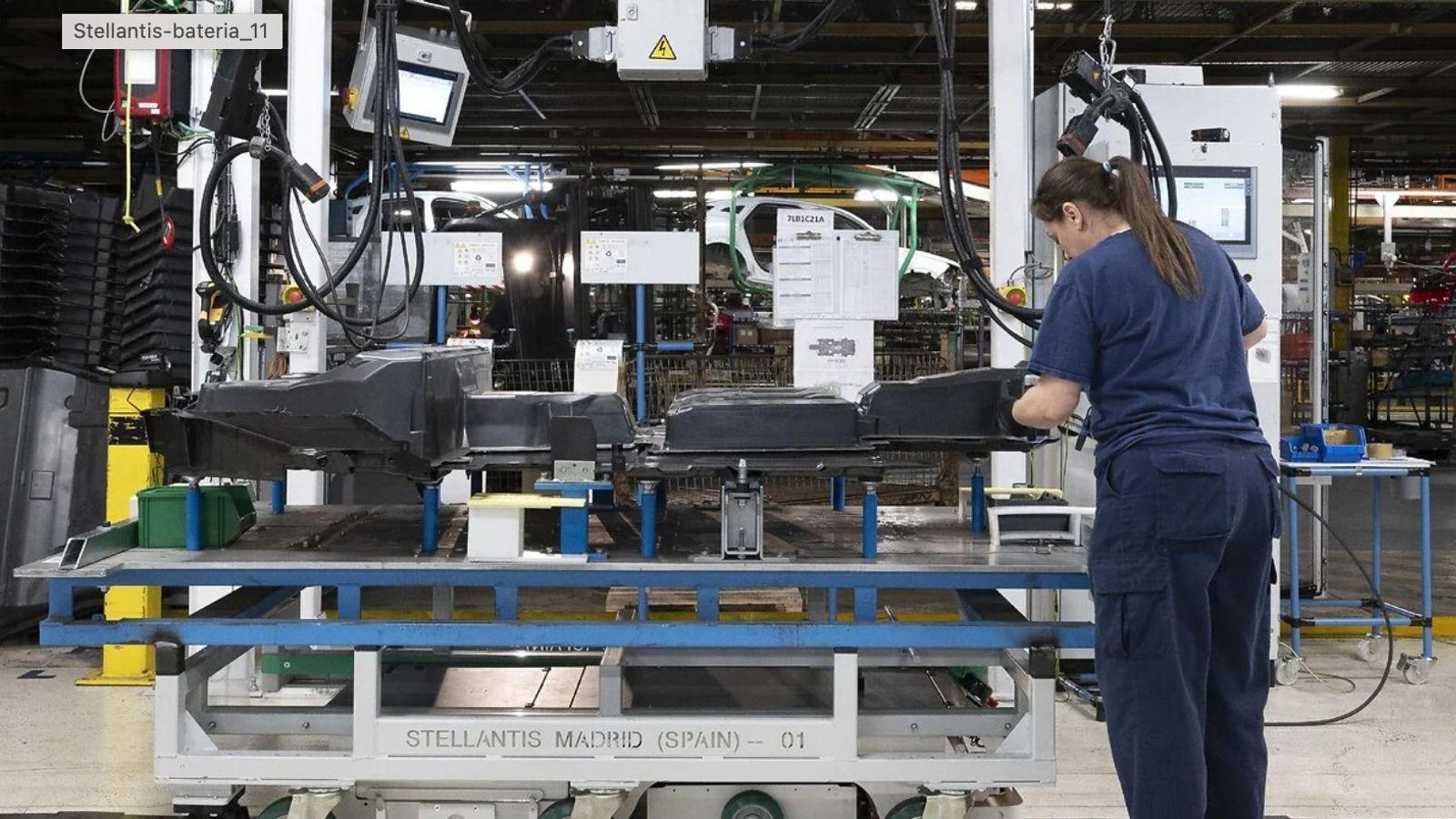 La nueva zona para el montaje de las baterías es aneja a la línea de montaje de los Citroën ë-C4 y ë-C4 X en Villaverde (Madrid).