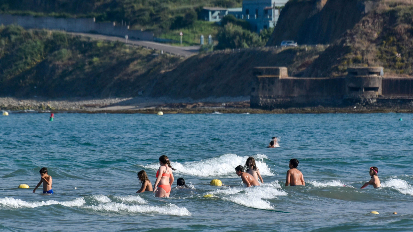 Las fotos de una tarde sol y playa en Algeciras