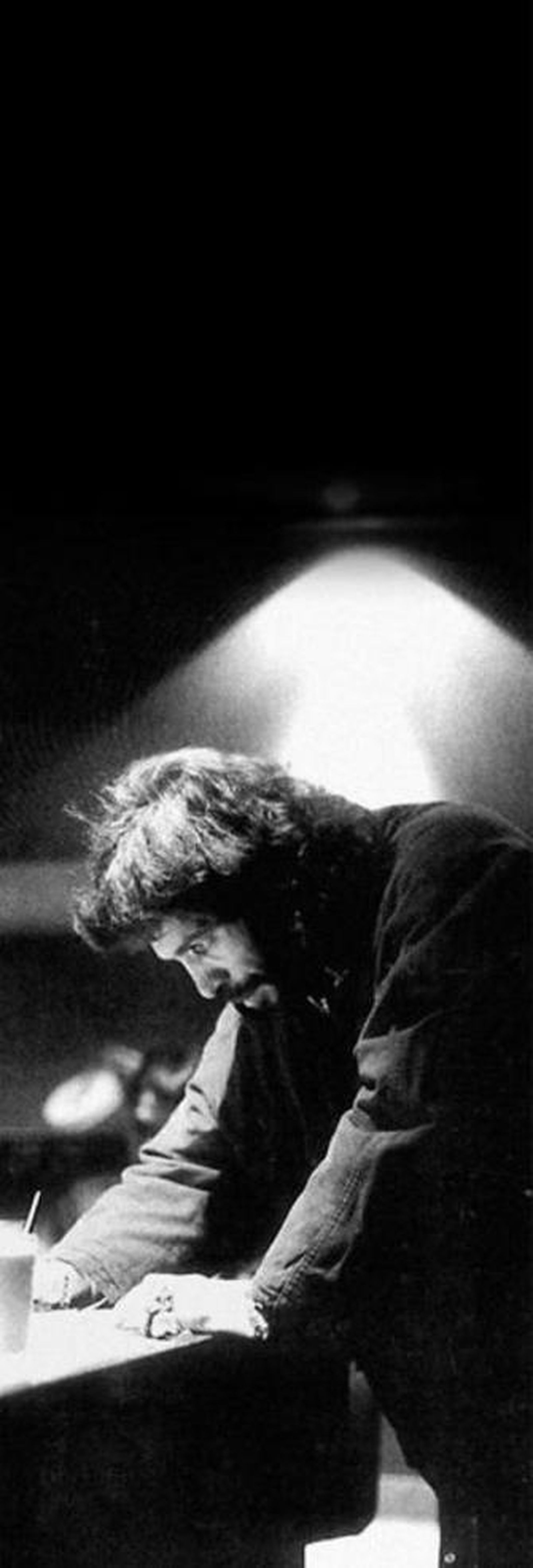 Poco antes de su muerte, en julio de 1992.