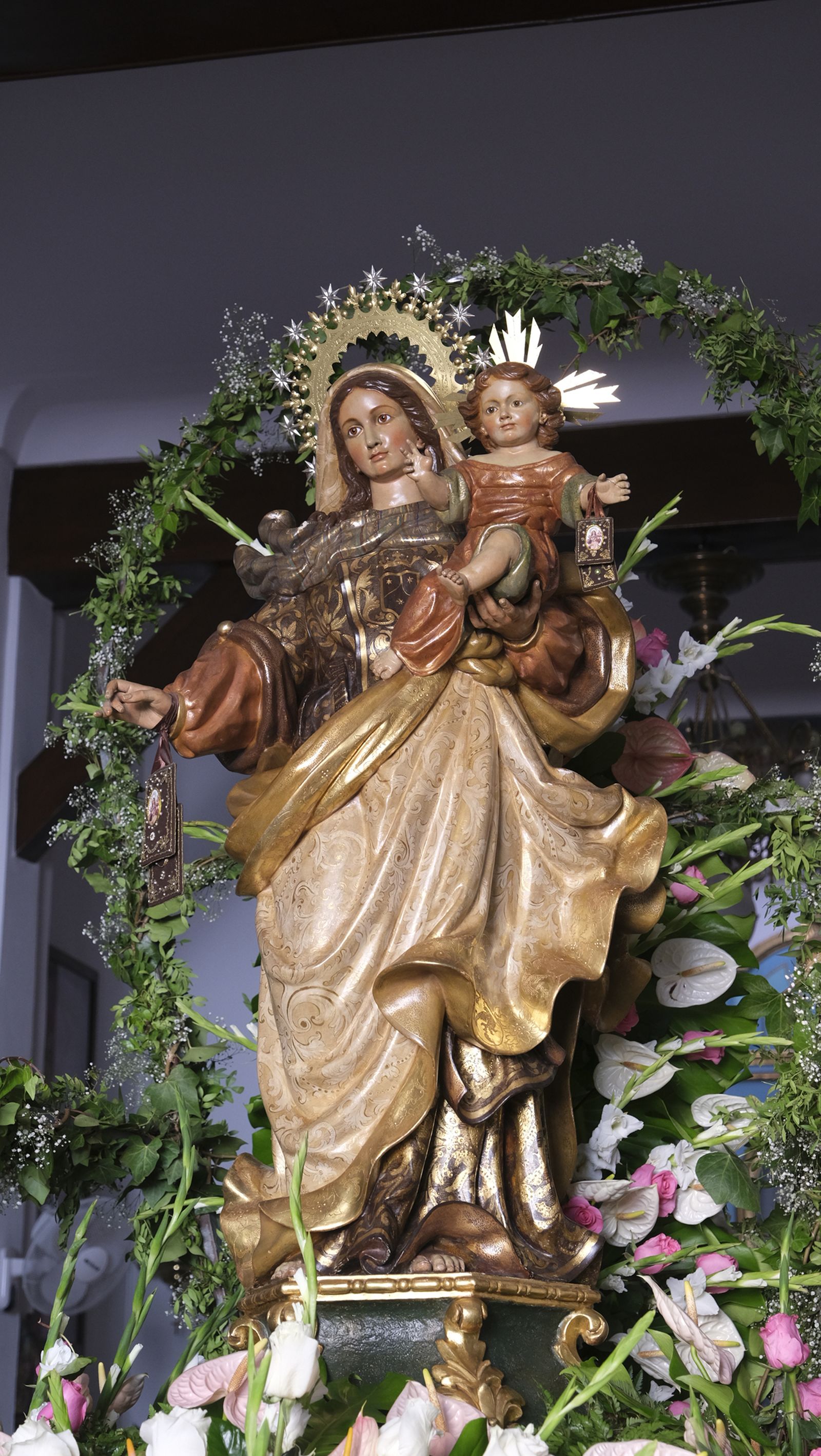 Imágenes de la procesión marinera de la Virgen del Carmen de Garrucha