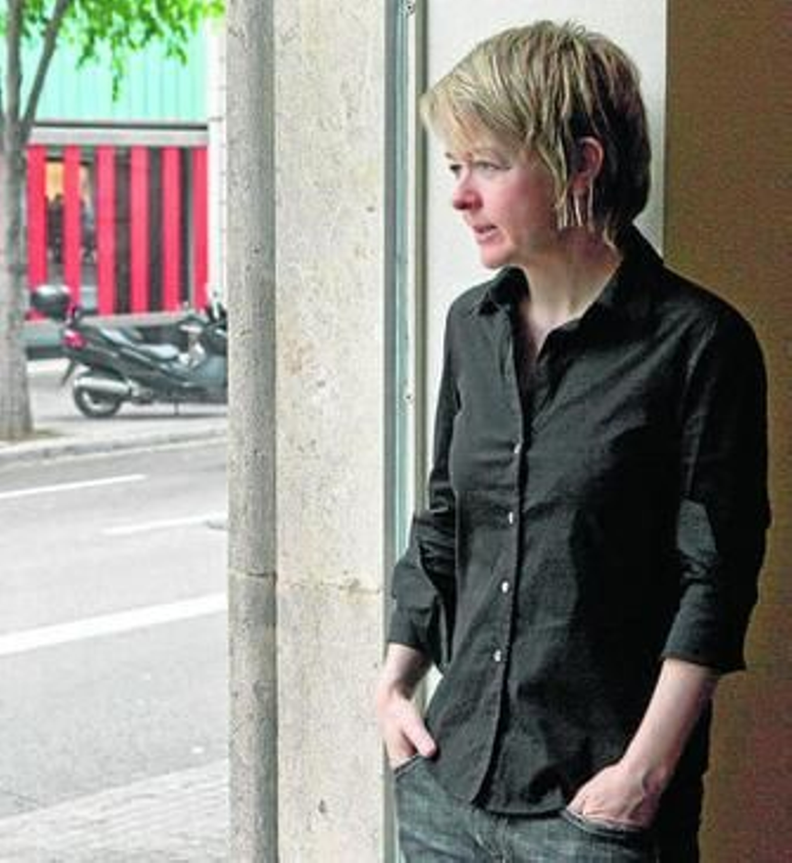 Sarah Waters, ayer, en Barcelona.