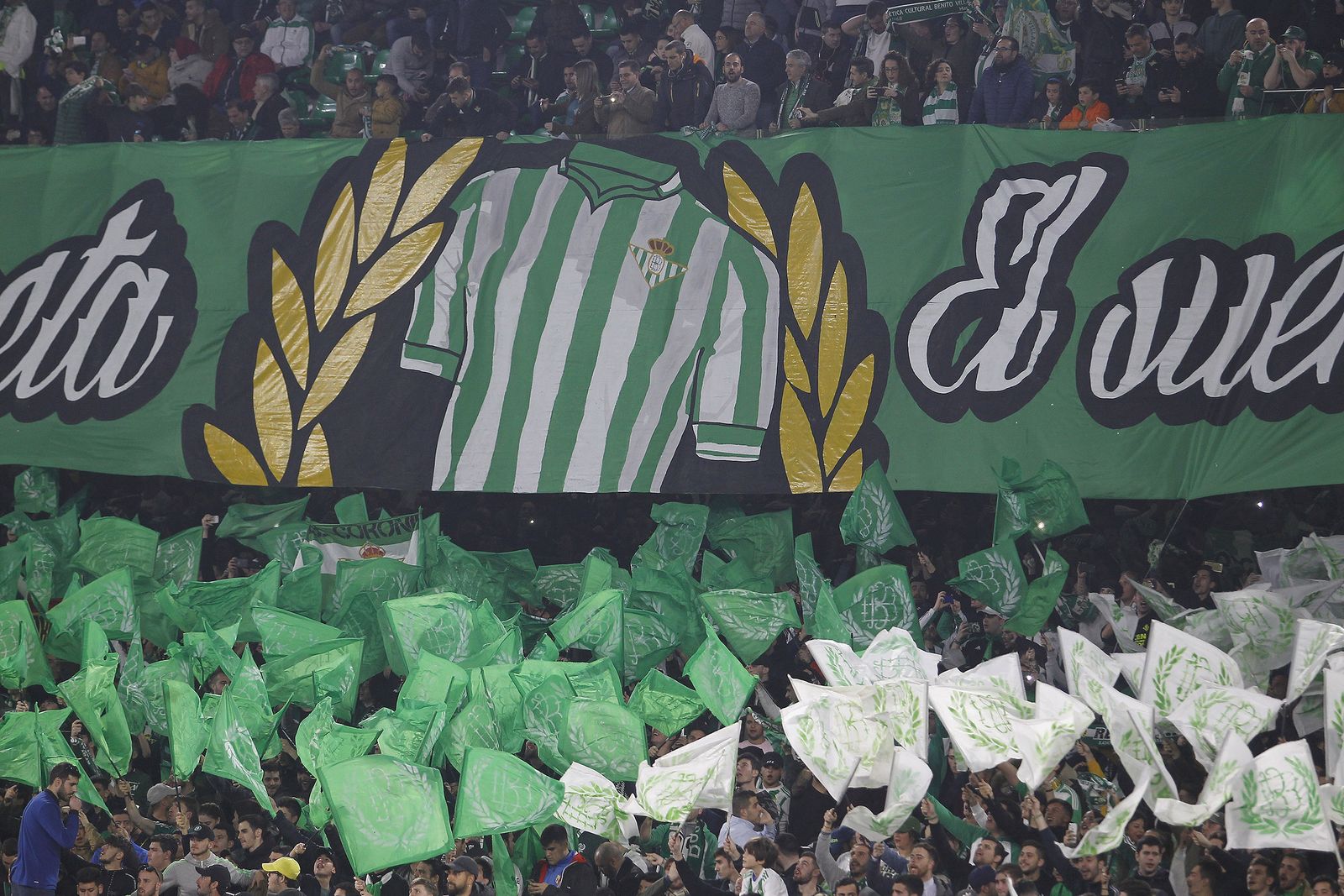 La grada del Benito Villamarín.