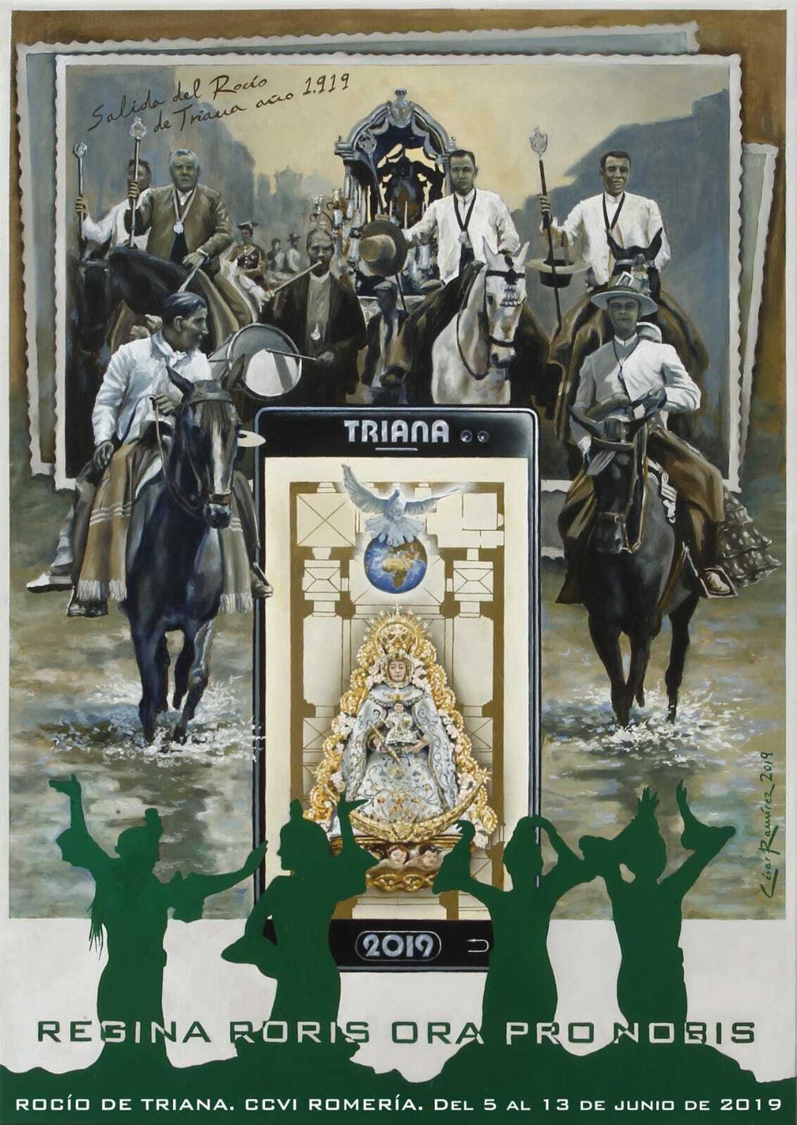 El cartel de César Ramírez.