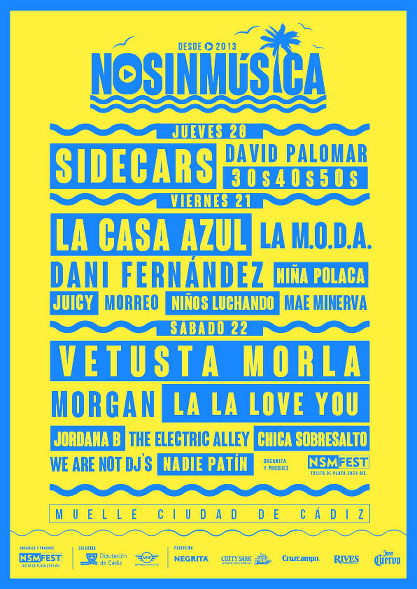 Cartel de No Sin Música 2023.