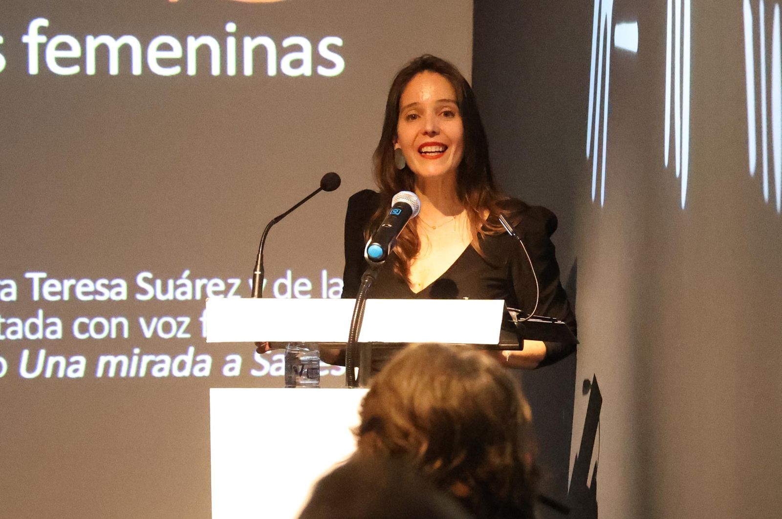 Imágenes de la lectura dramatizada de la obra "Una mirada a Saltés", en el museo de Huelva