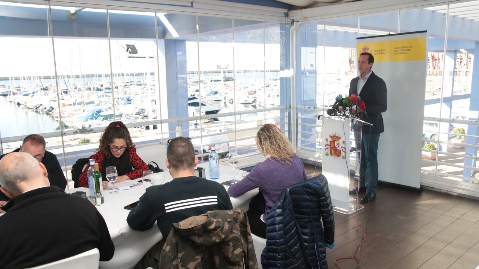 Encuentro del subdelegado con periodistas para hacer balance del año que llega a su fin