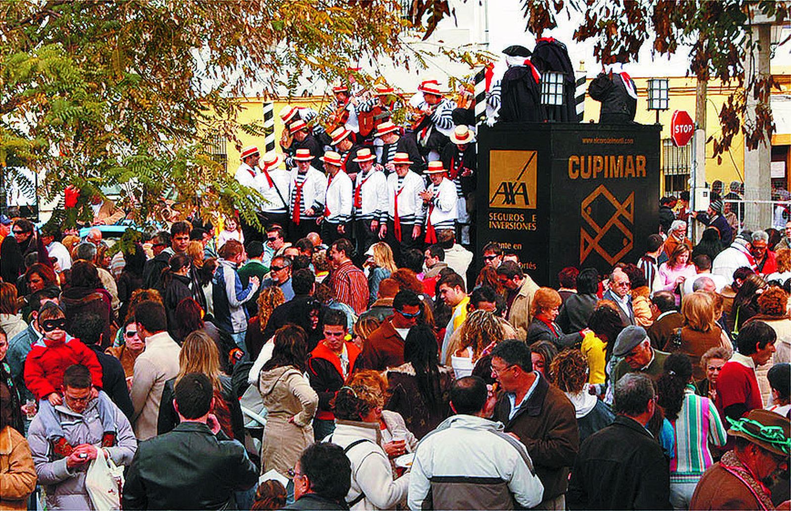 La Plaza de las Vacas, todavía en su apogeo carnavalero. Año 2006