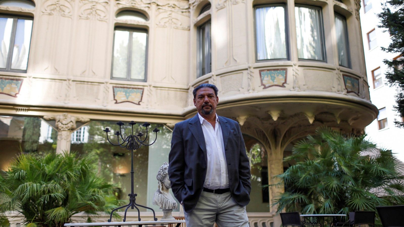 Antonio Onetti, en otra imagen de la sesión fotográfica.