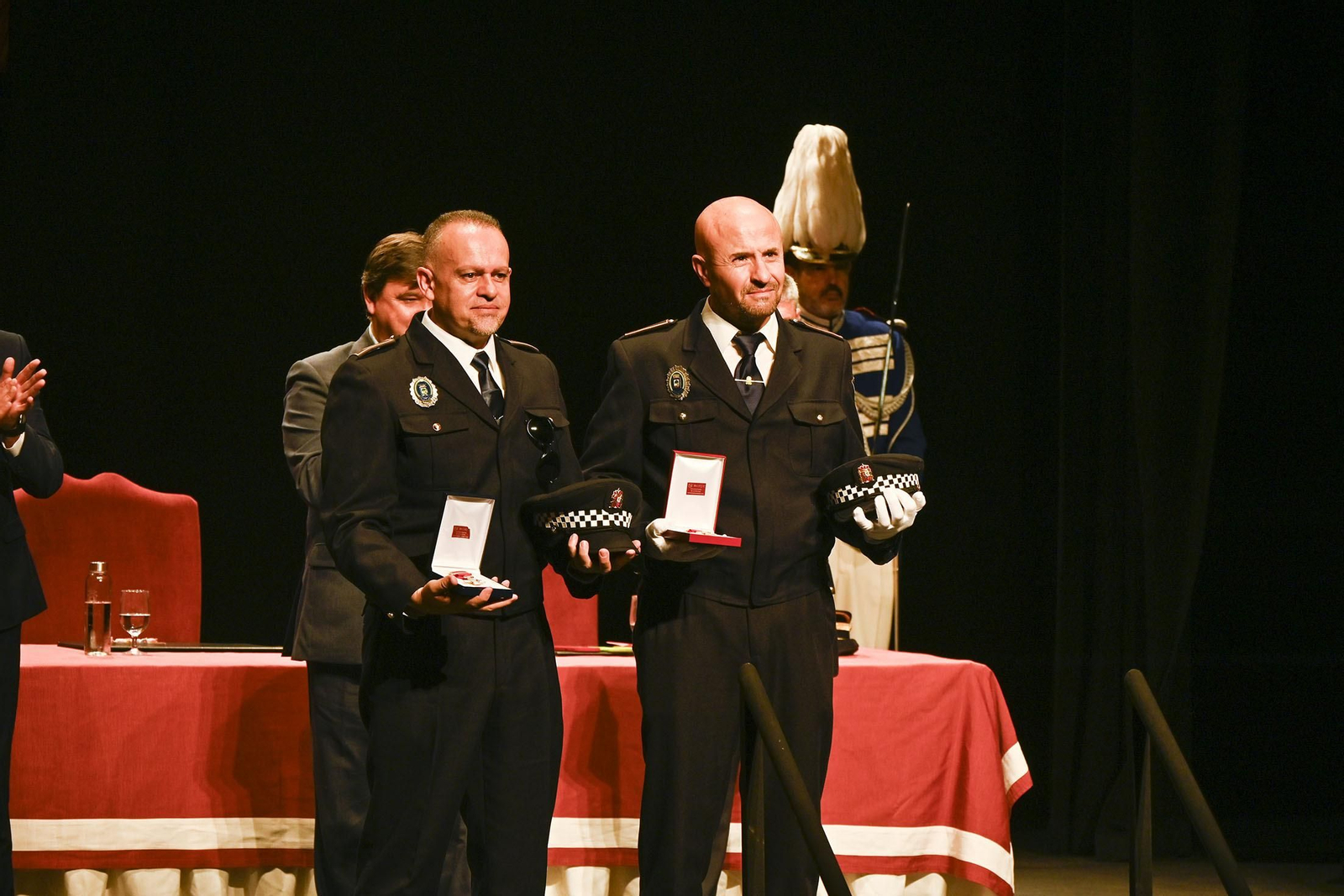 Imágenes del acto del Día de la Policía Local de Huelva