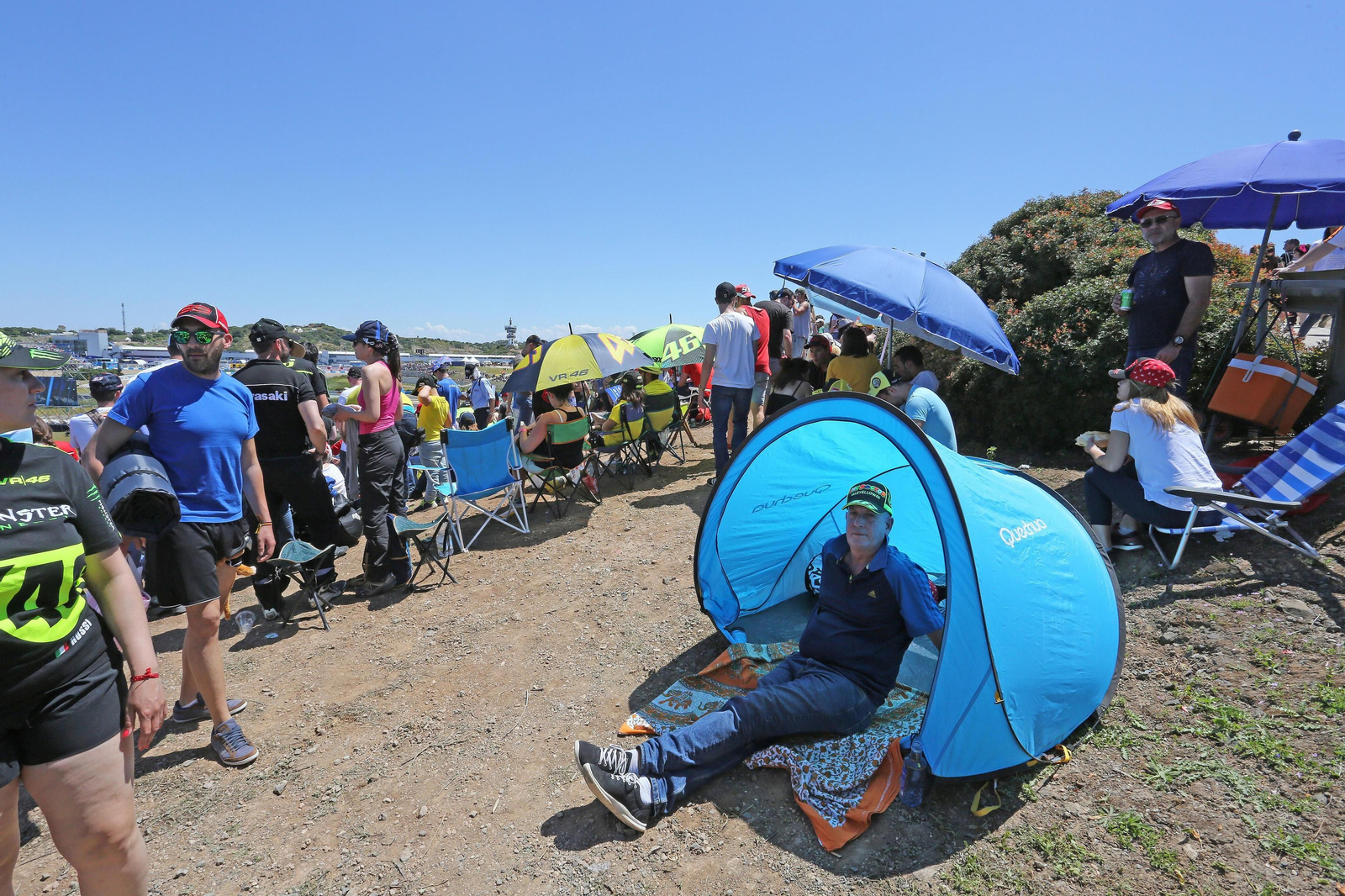 El ambiente en la Motorada, en imágenes