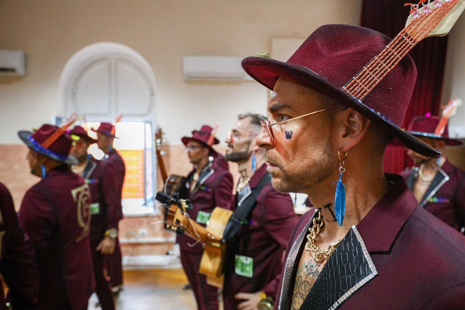 Ambiente en camerinos