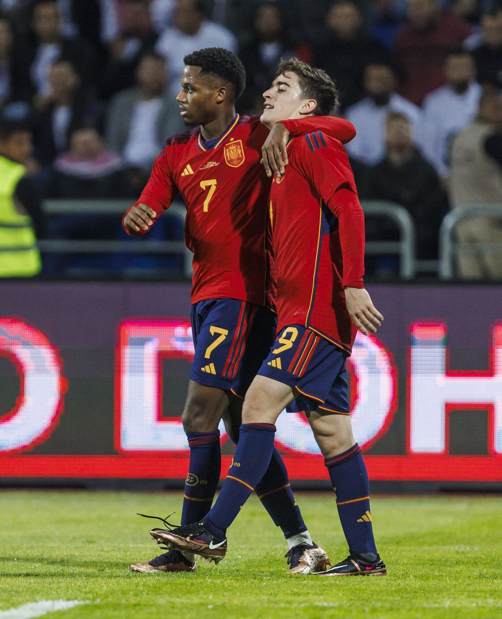 Las imágenes del Jordania - España previo al Mundial de Qatar