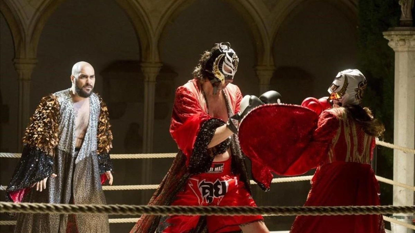 ‘Combattimento’, en una de las representaciones que tuvo en el Festival Castell de Peralada.