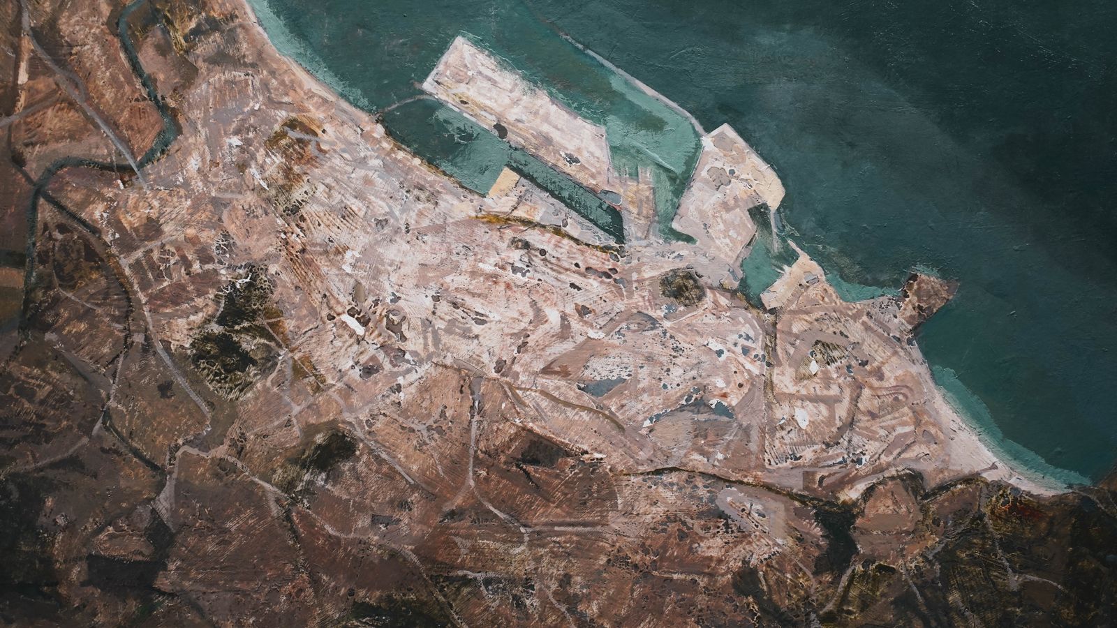 Inauguración de la exposición de Manuel Cano y Javier Machimbarrena en la sala Cajasur de Algeciras