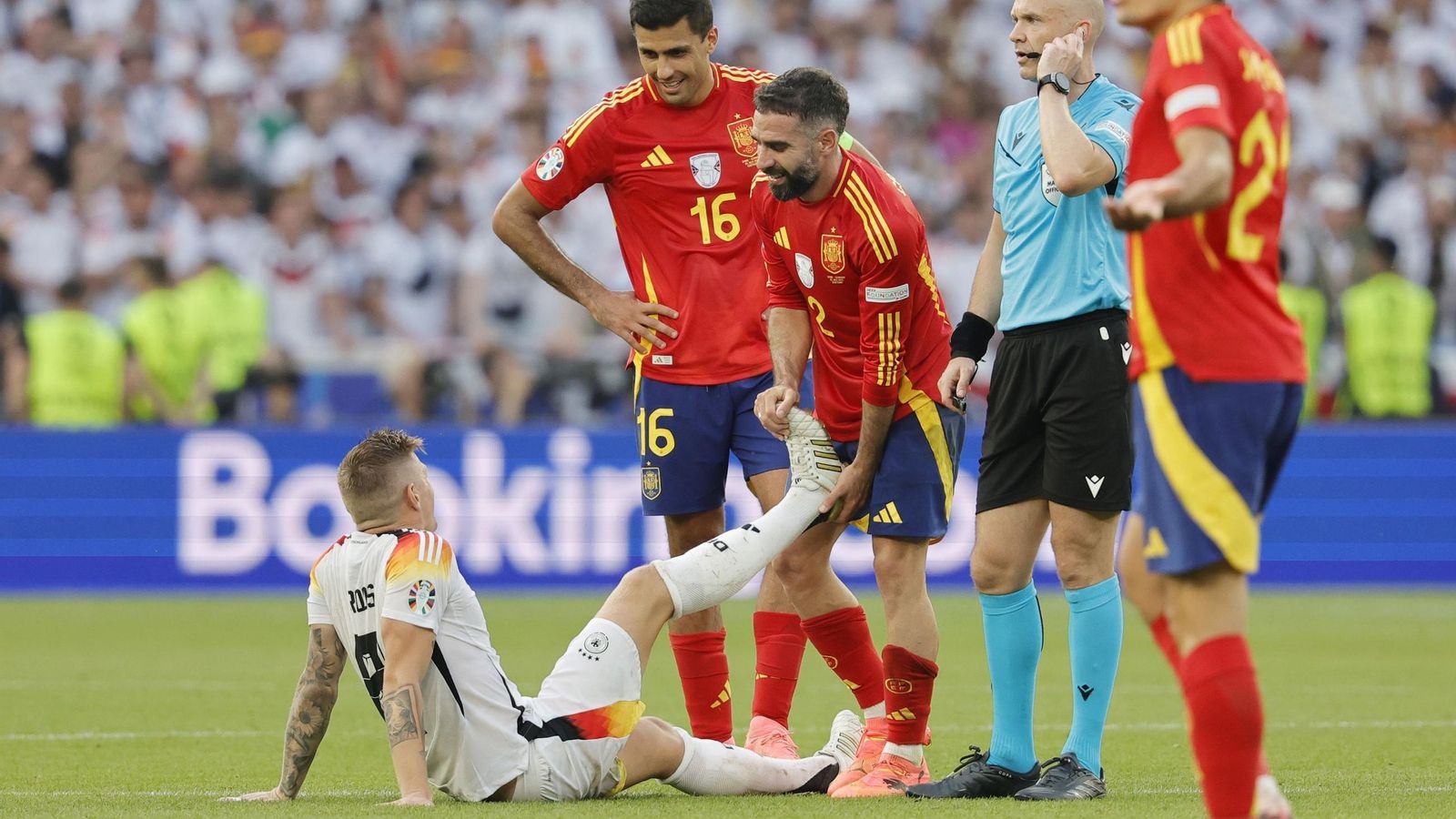 Las mejores fotos del España - Alemania