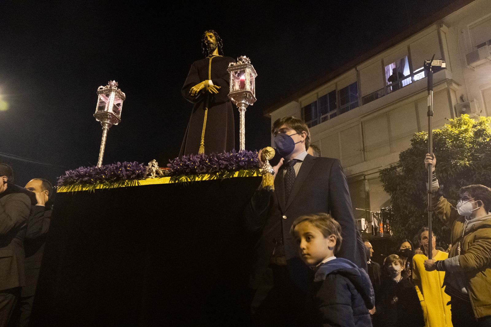 El vía crucis del Cautivo de Santa Genoveva, en imágenes