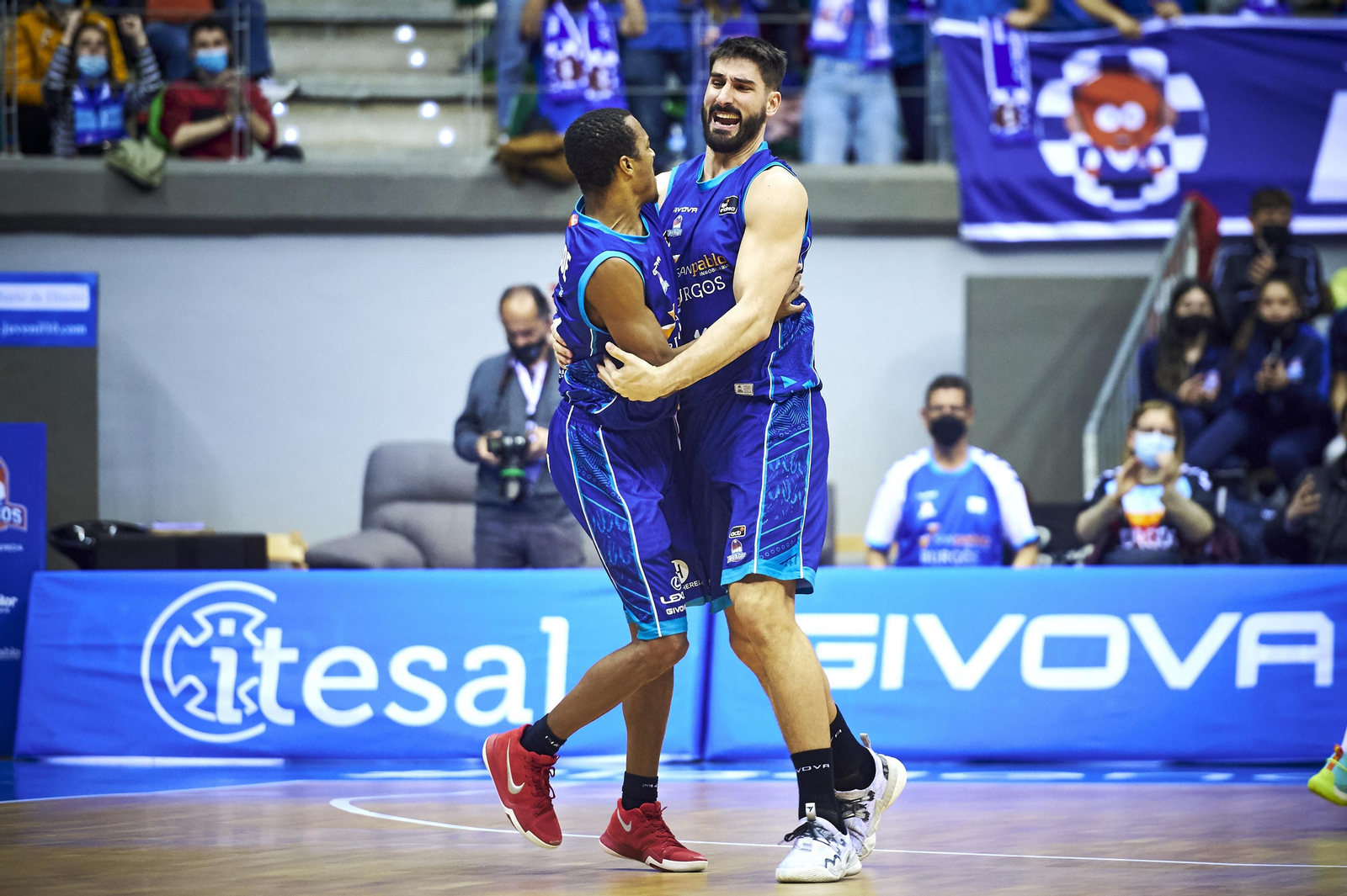 Dani Díez, en un partido en el Coliseum de Burgos.