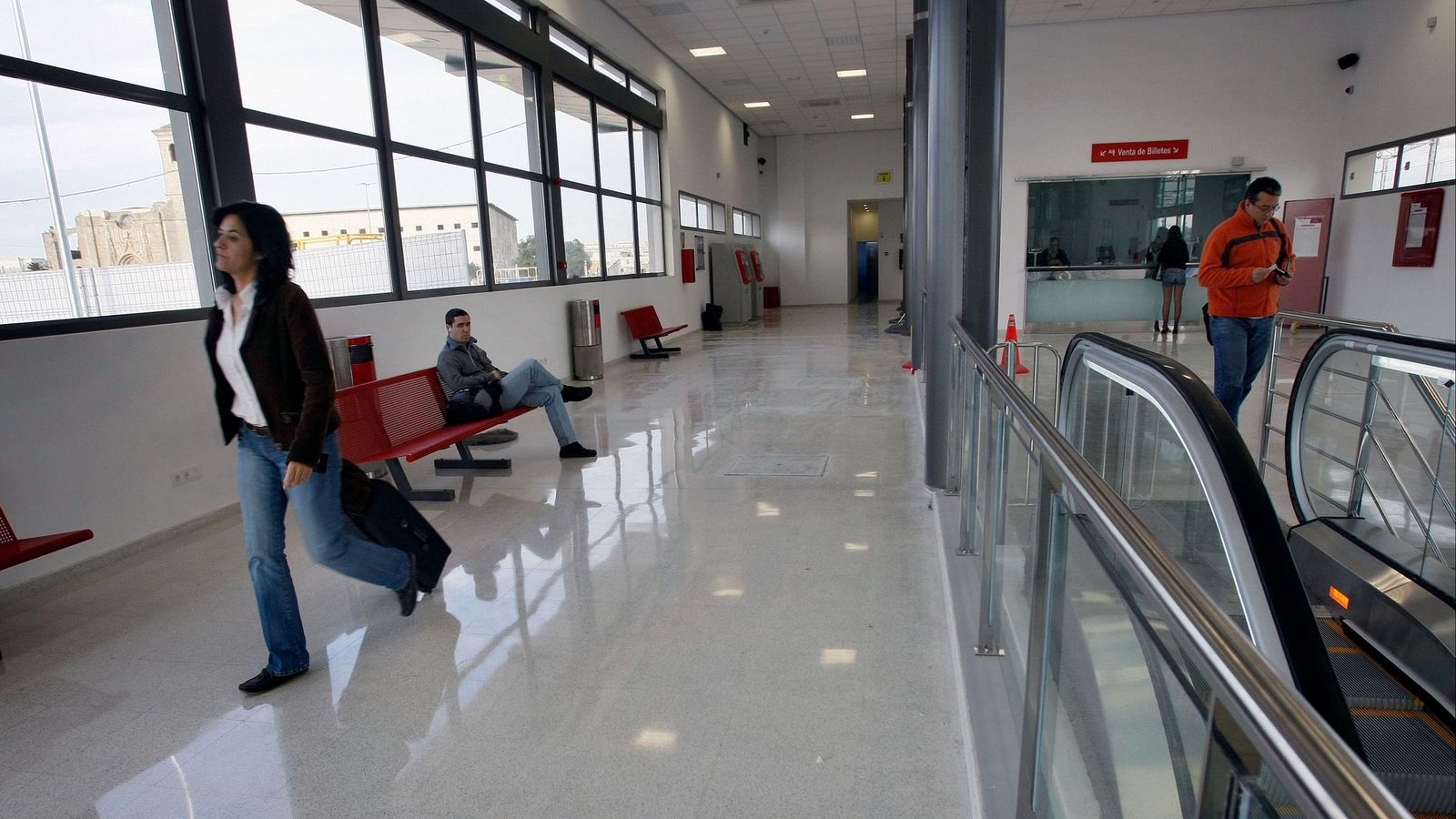 Una imagen de archivo de la estación de trenes de El Puerto.