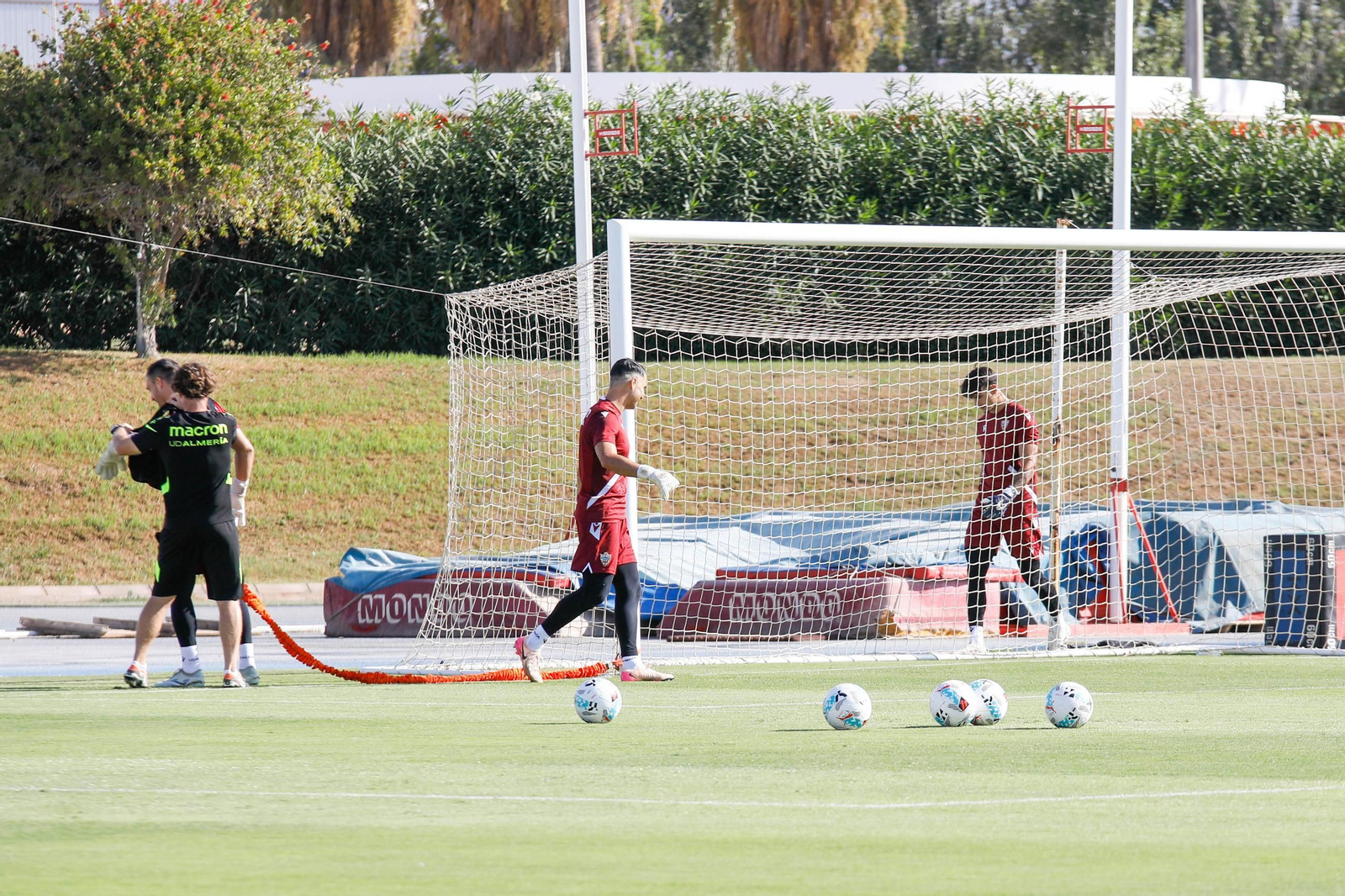 Andrés Fernández en la sesión preparatoria de este martes