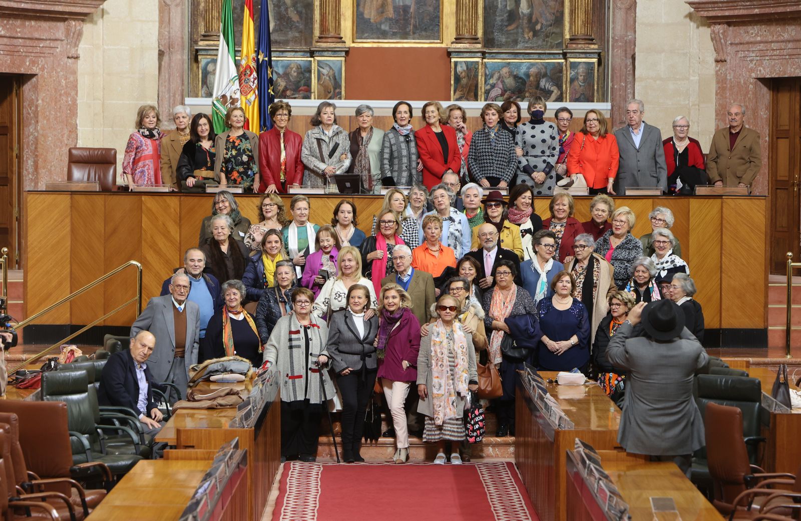 Visita de la última promoción de enfermería(1972) que trabajó en el Hospital de las Cinco Llagas