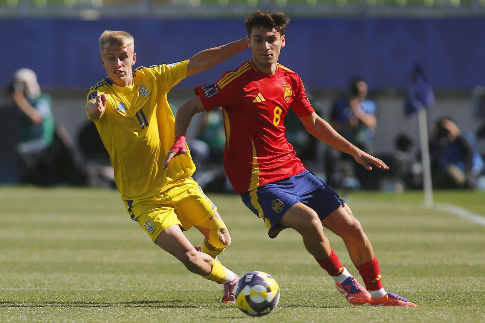 Las mejores fotos del Ucrania-España sub 20