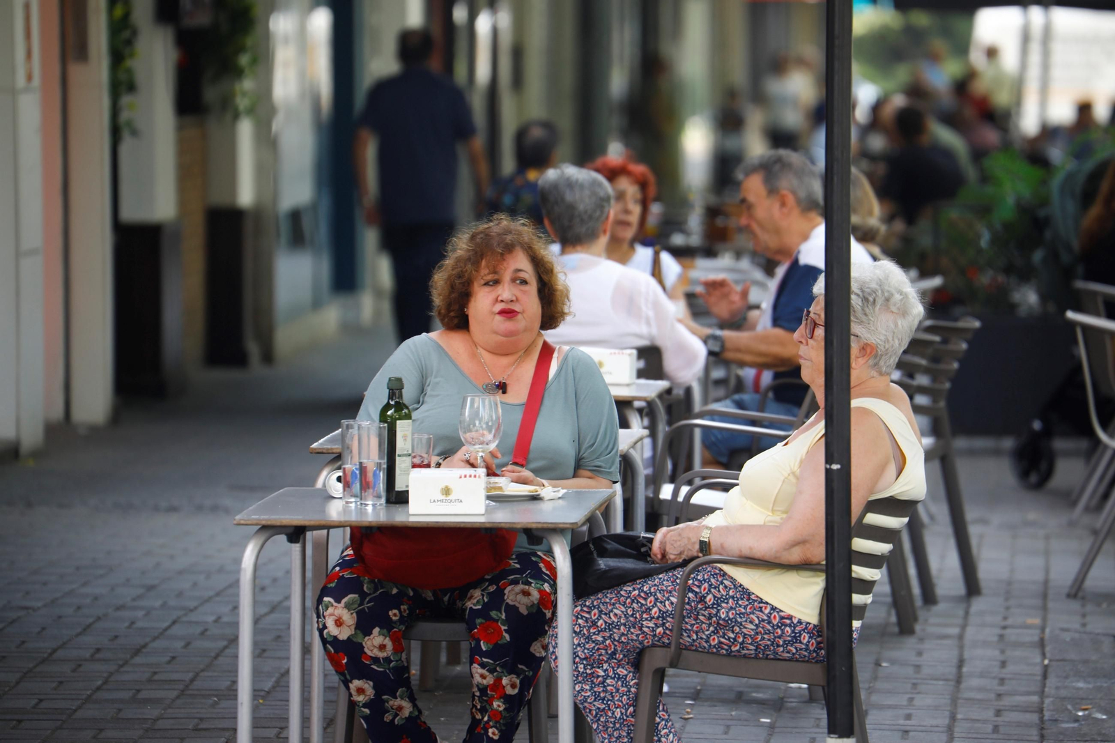 Ambiente en la avenida de Barcelona