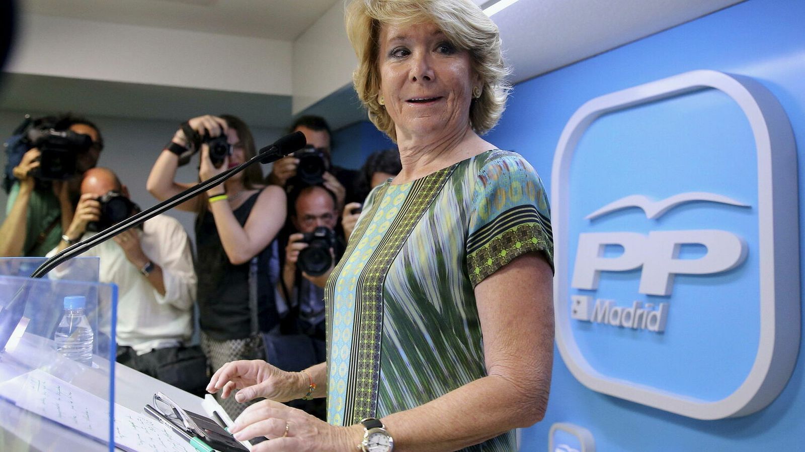 En la imagen, Esperanza Aguirre.
